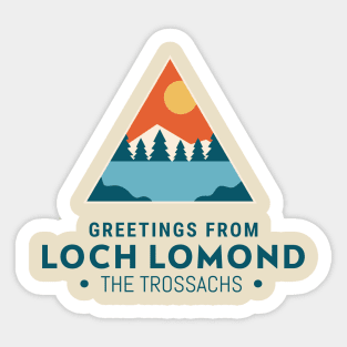 Greetings From Loch Lomond: The Trossachs Sticker